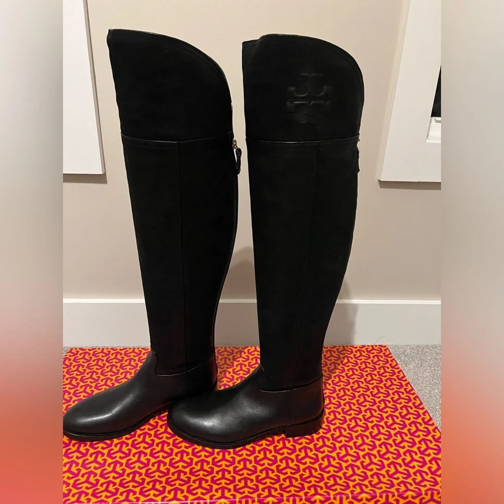 Tory Burch SIMONE OVER THE KNEE 35MM BOOT - VINTAGE BUFFALO NWT - Picture 6 of 13